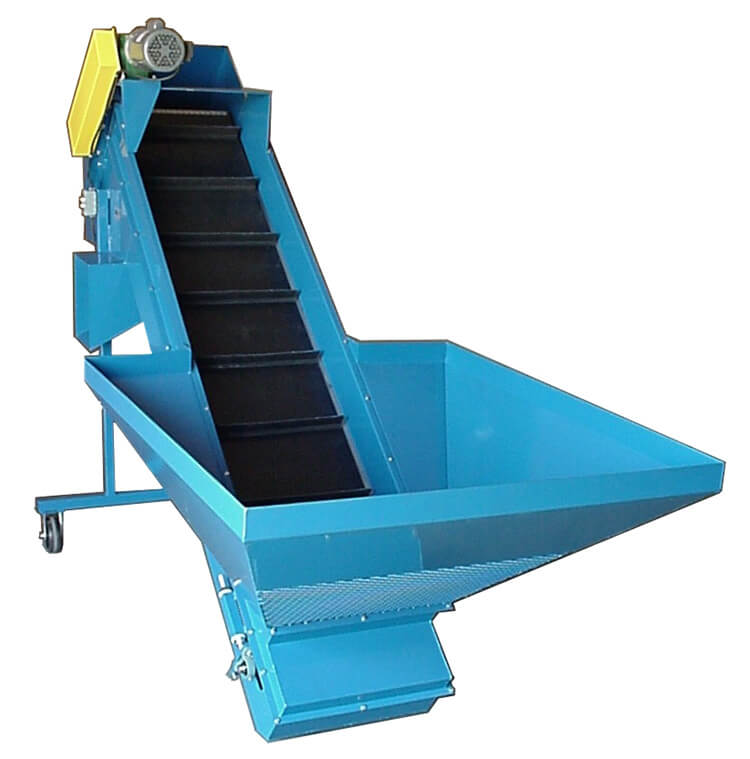 Recycle conveyor – Can separator.